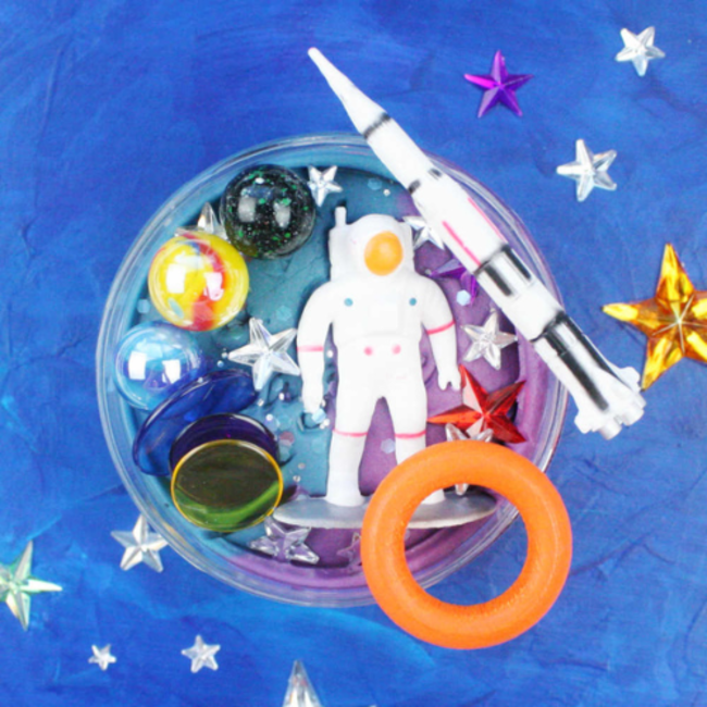 Dutch Dough Natuurlijke Speelklei - Space Surprise, 250 gr.