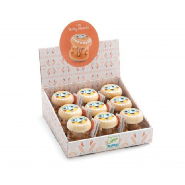 Djeco Babyspeelgoed, Rammelaar - BabyShaki, 3M+