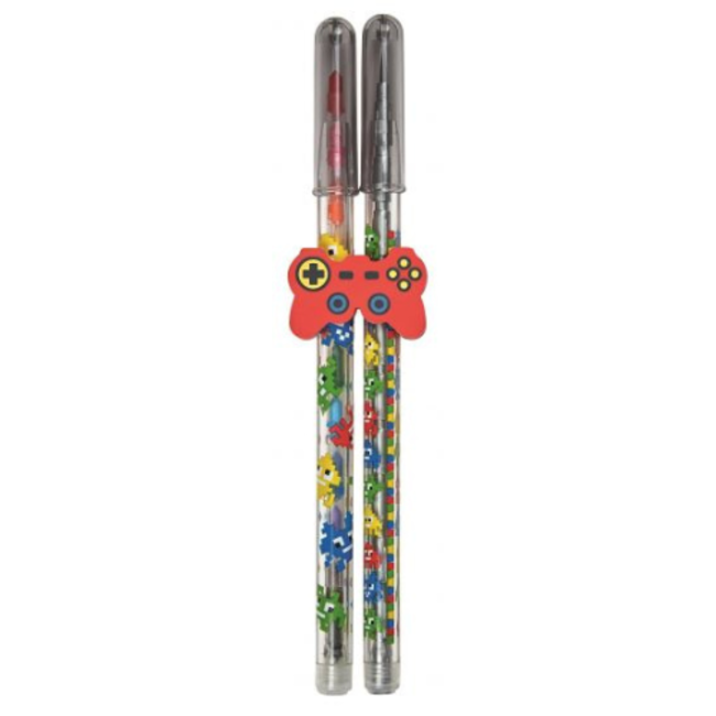 moses. Verlag Knutselen, Accessoires - 2in1 potlood-waskrijt level up, assorti