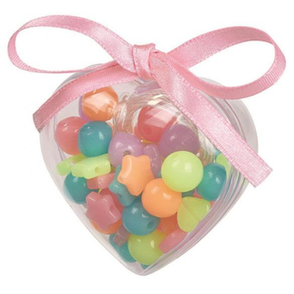 Sieraden maken - Kralenset: glow in the dark, +/- 65 kralen + draad