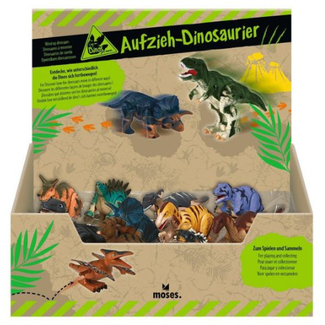 Klein speelgoed - Opwind dinosauriërs, assorti