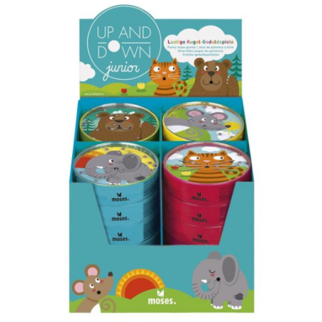 moses. Verlag Spelletjes, Kinderspelletjes - Geduldspelletje: Up and Down junior, assorti