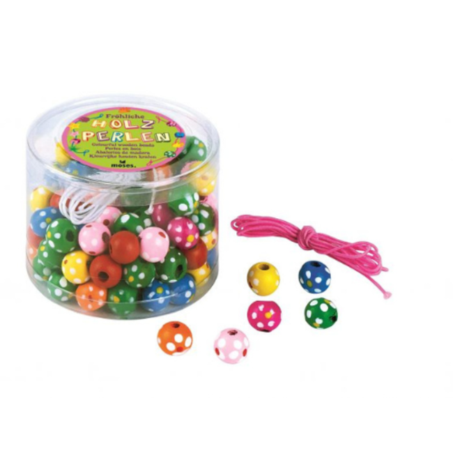 Sieraden maken - Kleurrijke houten kralen in box, assorti