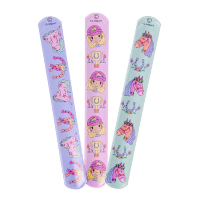 Klein speelgoed - Klaparmband assorti: paarden