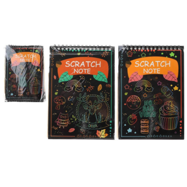 Knutselen, Accessoires - Scratch boek, 10vel