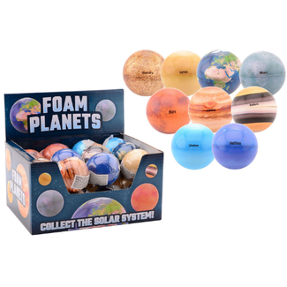 Klein speelgoed - (soft) Bal planeet, 6cm, assorti