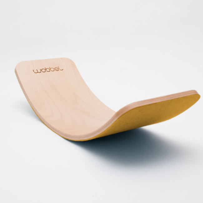 Wobbel Pro Blank gelakt (incl. vilt) - Mosterd, Mustard