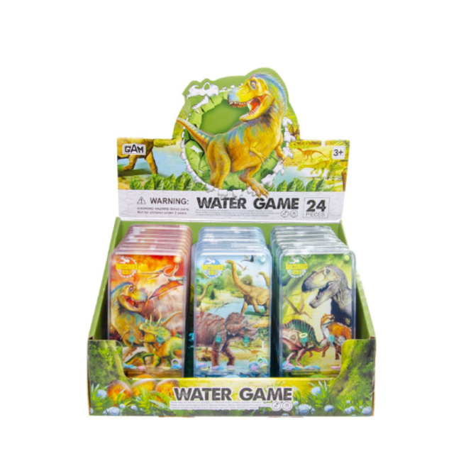 Klein speelgoed - Geduld waterspel: Dino, assorti