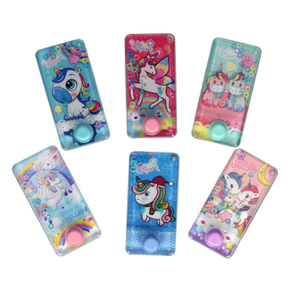 Klein speelgoed - Geduld waterspel: Eenhoorn, assorti