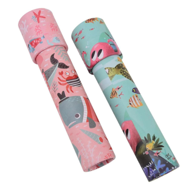 Klein speelgoed - Kaleidoscoop zeedieren, assorti