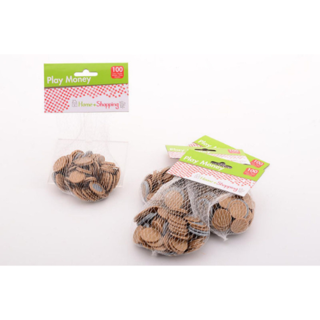 Rollenspellen, Accessoires - Euro muntgeld in netje