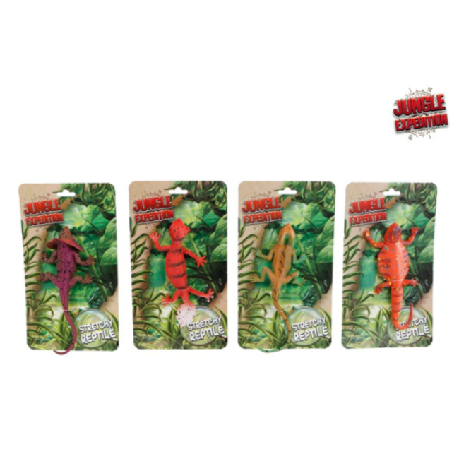 Fidget Toys - Jungle Expedition Stretch Reptiel, assorti