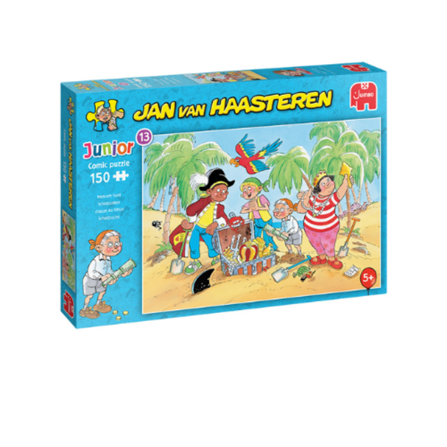 Jumbo Puzzels, Legpuzzels - Jan van Haasteren Junior  Schatzoeken, 150 stuks, 5+
