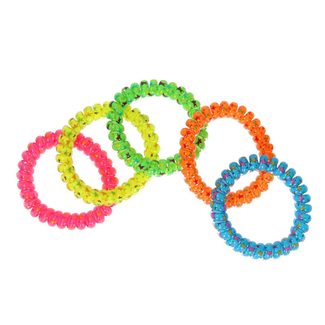 Kinder Sieraden - armband neon met sterretjes, assorti