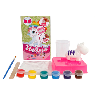 Knutselen, Knutselpakketten - schilder je eigen gips eenhoorn, 3+