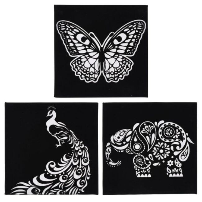 Knutselen, Knutselpakket - Canvas tekenset