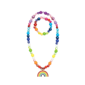 Great Pretenders Kindersieraden - Set Ketting en armband Double Rainbow