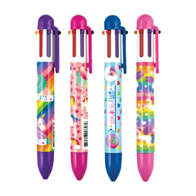 Ooly 6 Click Pens - Display van 24 - Unieke Eenhoorns