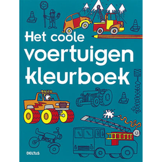 Deltas Het coole voertuigen kleurboek