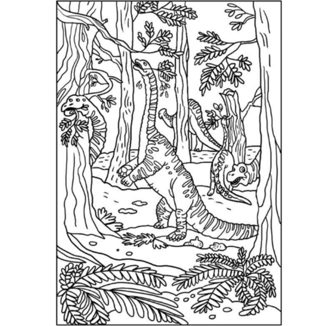 Deltas Boeken, Kleurboeken - Dino Color kleurboek