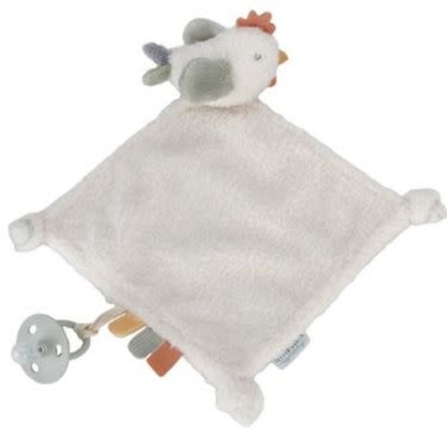 Little Dutch Knuffeldoekje kip Little Farm