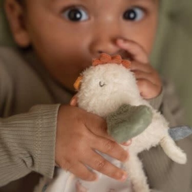 Little Dutch Knuffeldoekje kip Little Farm