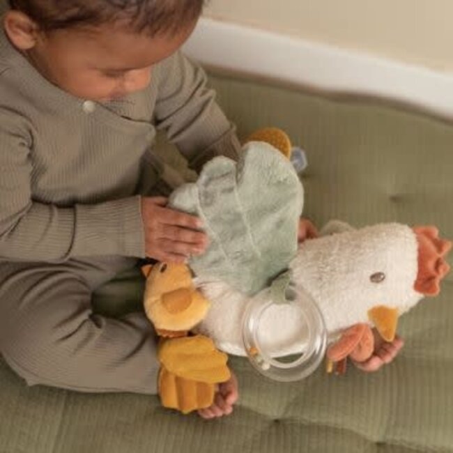 Little Dutch Activiteitenknuffel kip 25cm Little Farm