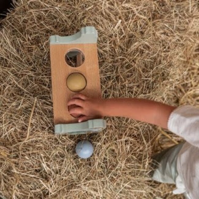 Little Dutch Hamerbankje met ballen Little Farm FSC