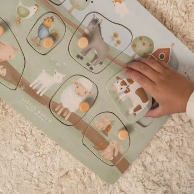 Little Dutch Geluiden puzzel Little Farm FSC