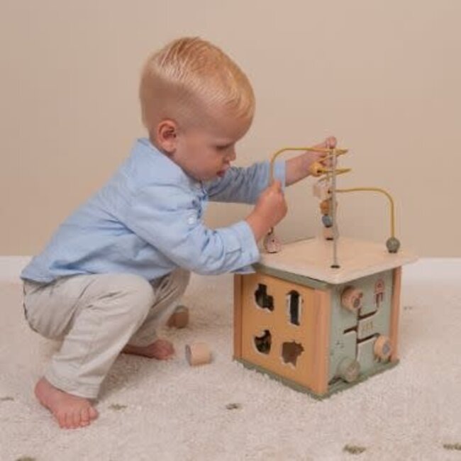 Little Dutch Activiteitenkubus Little Farm FSC