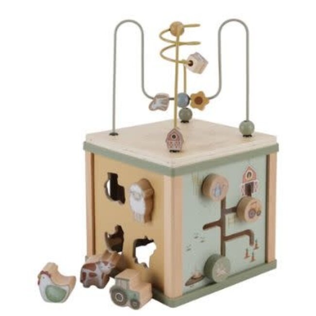Little Dutch Activiteitenkubus Little Farm FSC