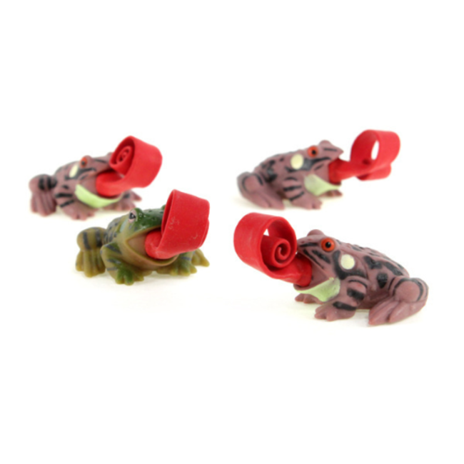 Klein speelgoed - Kikker met roltong