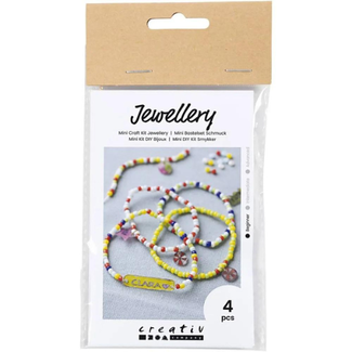 Creativ Company Sieraden maken - Mini hobbyset, Krimpfolie armbanden