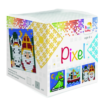 Pixel cube (3 baseplates + 18 Pixel squares) - Saint Nicholas