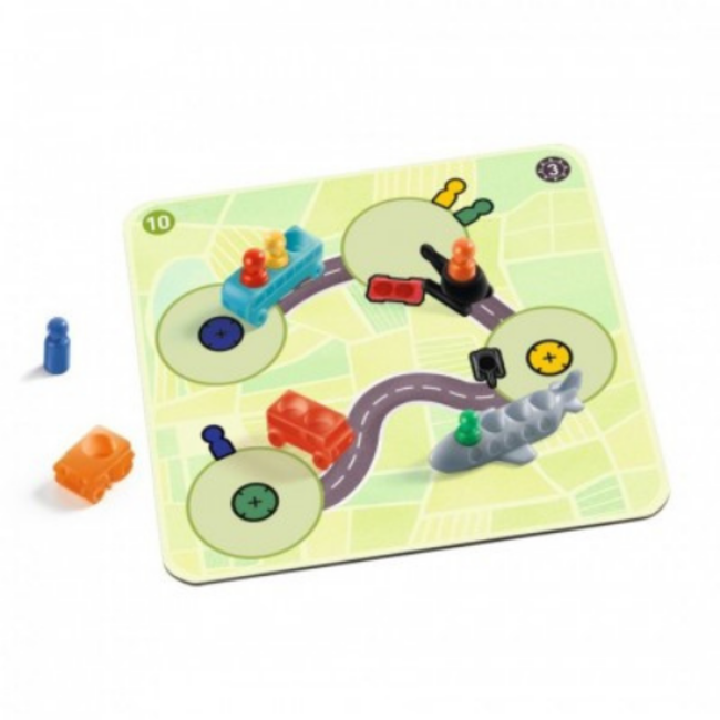 Djeco Spellen, Kinderspellen - Sologic Traffic Logic, 8+