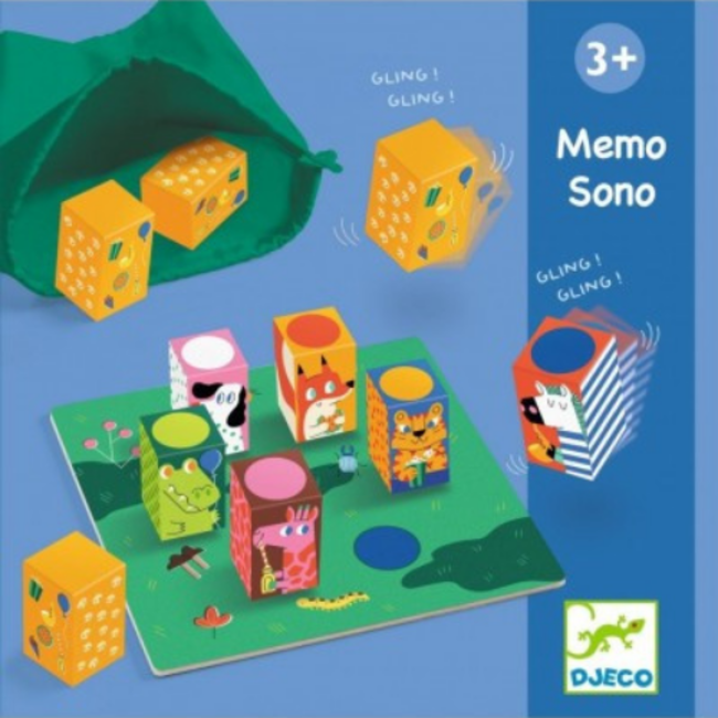 Djeco Spellen, Kinderspellen - Memo Sono, 3+