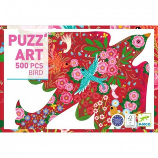 Djeco Puzzels, Legpuzzels - Puzz'art Bird, Vogel, 500 stukjes, 8+