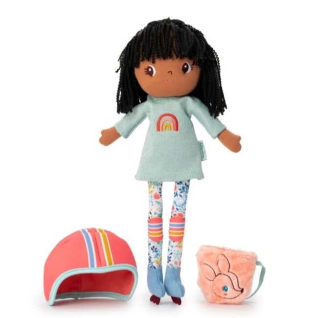 Lilliputiens Liza pop op rolschaatsen