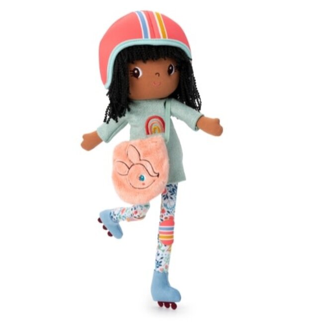 Lilliputiens Liza pop op rolschaatsen