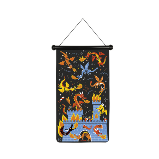 Janod Spellen, Kinderspellen - Dartspel draken, 4-8