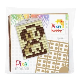 Knutselen, Pixelhobby - Pixel sleutelhanger set Hond, 6+