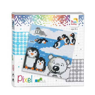 Pixelhobby Knutselen, Pixelhobby - Pixel set, Pooldieren 6+