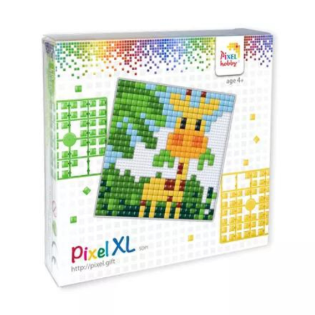 (UA) Knutselen, Pixelhobby - Pixel XL set,  Giraffe 4+