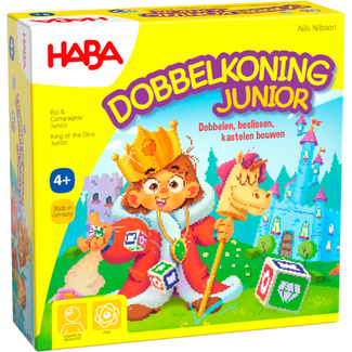 HABA Spellen, Kinderspellen - Dobbelkoning junior, 4+