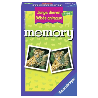 Ravensburger Spellen, Kinderspellen - Memory jonge dieren, 4+