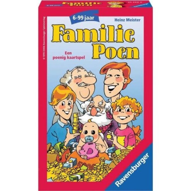 Ravensburger Spellen, Reisspellen - Pocketspel Familie Poen, 6+