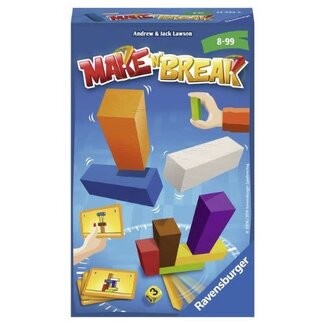 Ravensburger Spellen, Reispellen - Pocketspel Make 'n Break, 8+