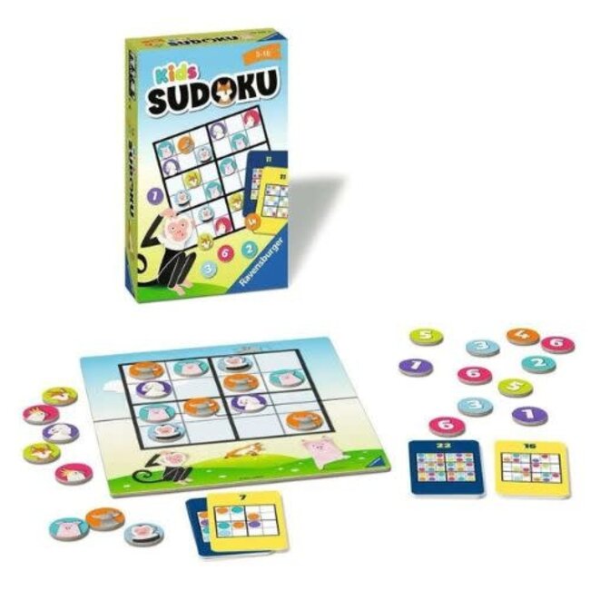 Ravensburger Spellen, Kinderspellen - Kids Sudoku, 5+