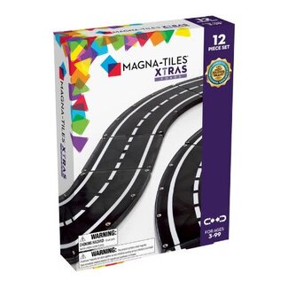 Magna-tiles Magnetisch bouwset, Bouwspeelgoed - Magna-Tiles XTRAS Roads, 3+
