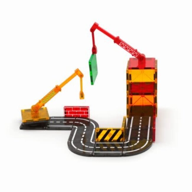 Magnetisch bouwset, Bouwspeelgoed - Magna-Tiles Builder, 32 st., 3+